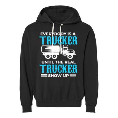 Truck Driver Truck Driver Dumper Driver Professional Driver Tipper Garment-Dyed Fleece Hoodie