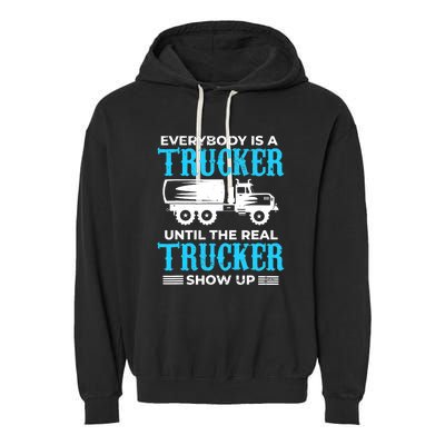 Truck Driver Truck Driver Dumper Driver Professional Driver Tipper Garment-Dyed Fleece Hoodie