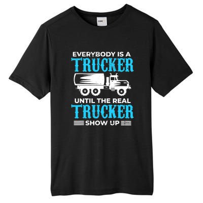 Truck Driver Truck Driver Dumper Driver Professional Driver Tipper Tall Fusion ChromaSoft Performance T-Shirt