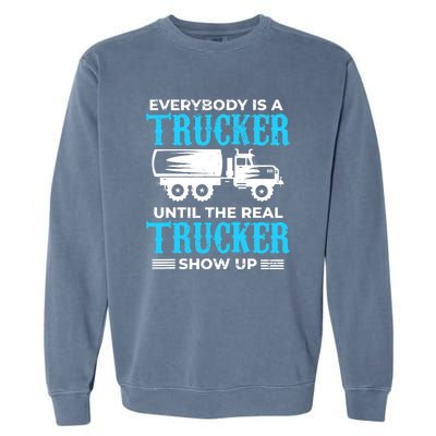 Truck Driver Truck Driver Dumper Driver Professional Driver Tipper Garment-Dyed Sweatshirt