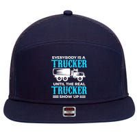 Truck Driver Truck Driver Dumper Driver Professional Driver Tipper 7 Panel Mesh Trucker Snapback Hat