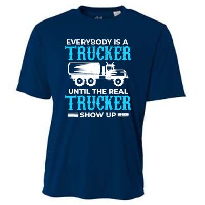 Truck Driver Truck Driver Dumper Driver Professional Driver Tipper Cooling Performance Crew T-Shirt