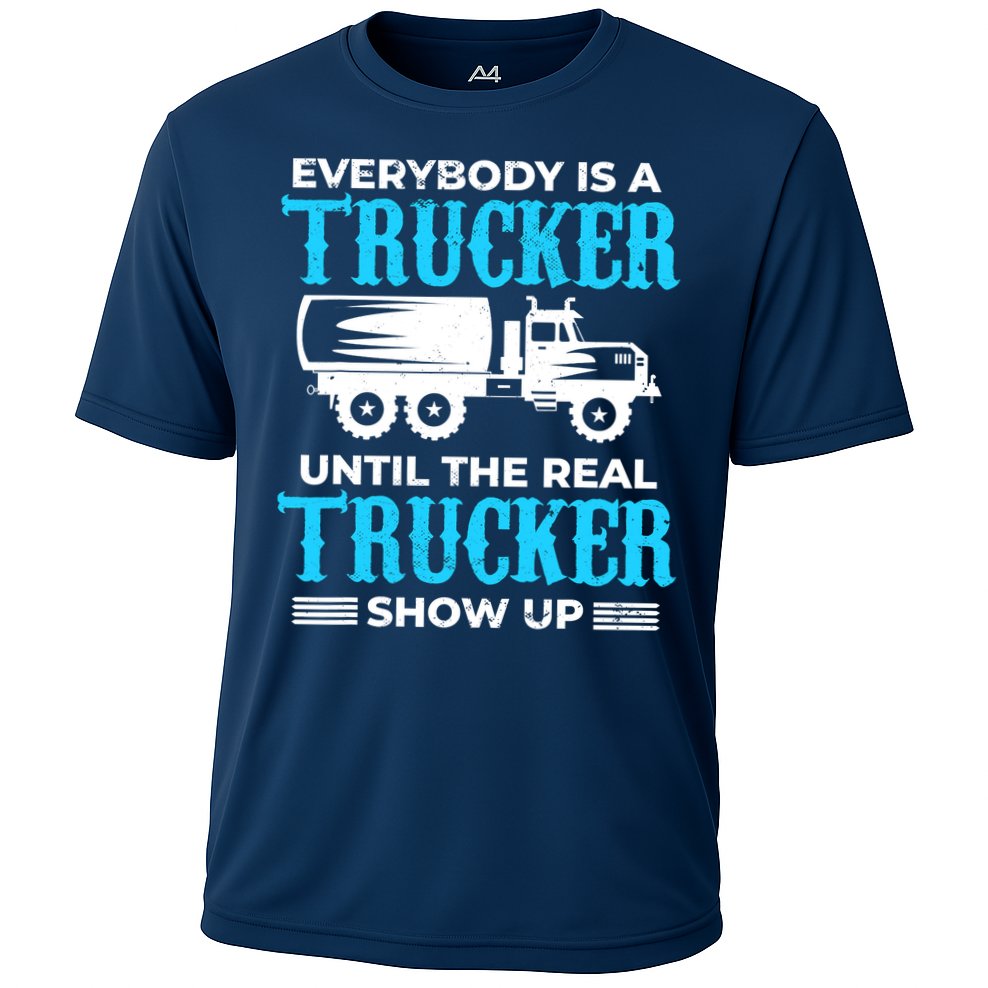 Truck Driver Truck Driver Dumper Driver Professional Driver Tipper Cooling Performance Crew T-Shirt