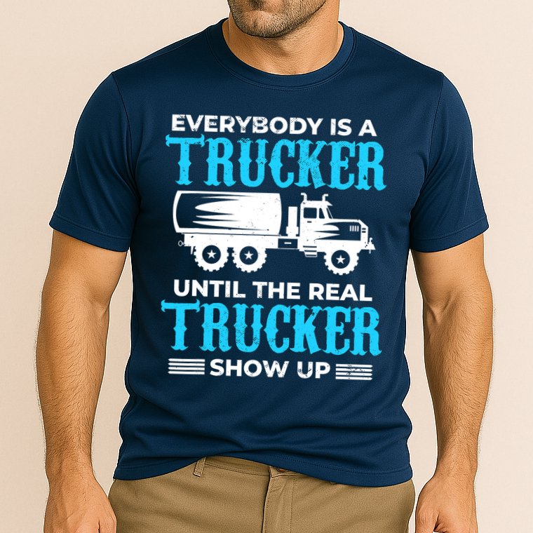 Truck Driver Truck Driver Dumper Driver Professional Driver Tipper Cooling Performance Crew T-Shirt