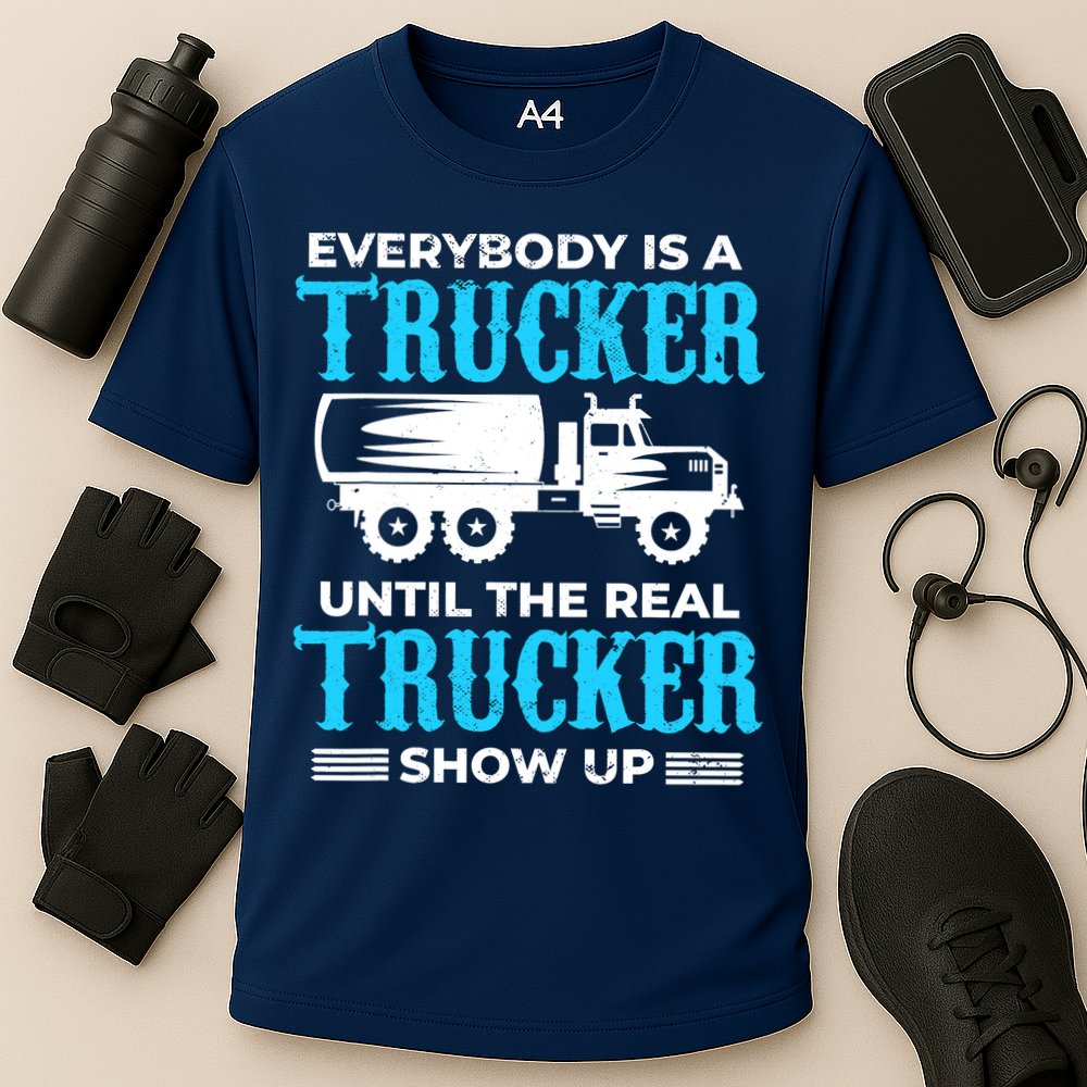 Truck Driver Truck Driver Dumper Driver Professional Driver Tipper Cooling Performance Crew T-Shirt