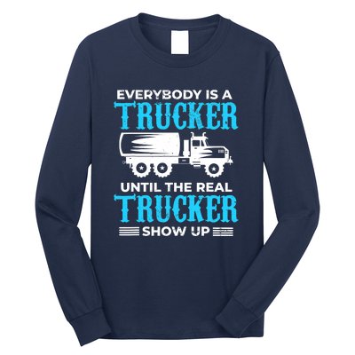 Truck Driver Truck Driver Dumper Driver Professional Driver Tipper Long Sleeve Shirt