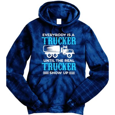 Truck Driver Truck Driver Dumper Driver Professional Driver Tipper Tie Dye Hoodie