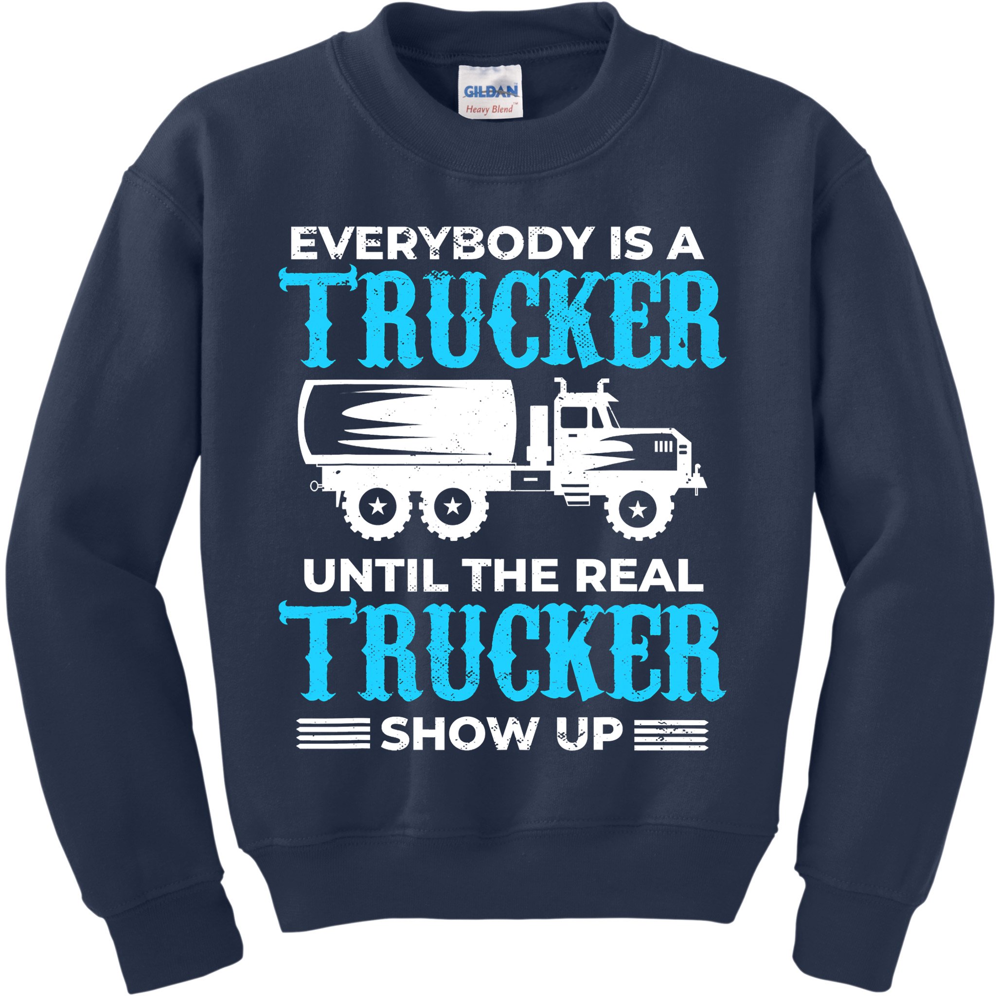 Truck Driver Truck Driver Dumper Driver Professional Driver Tipper Kids Sweatshirt