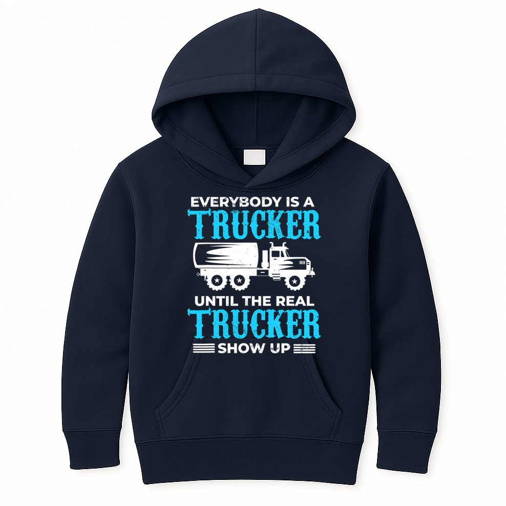 Truck Driver Truck Driver Dumper Driver Professional Driver Tipper Kids Hoodie