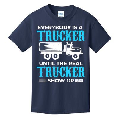 Truck Driver Truck Driver Dumper Driver Professional Driver Tipper Kids T-Shirt