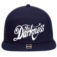 THE DARKNESS 7 Panel Mesh Trucker Snapback Hat
