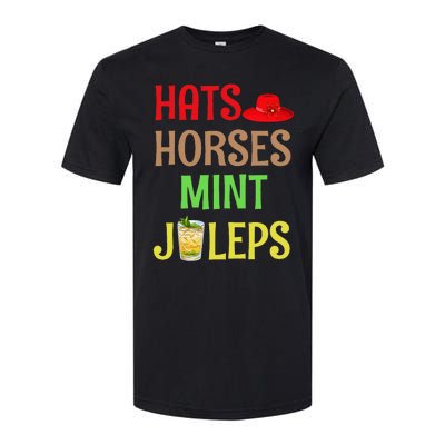 Talk Derby To Me Hats Horses Mint Juleps Softstyle® CVC T-Shirt