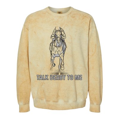 Talk Derby To Me Colorblast Crewneck Sweatshirt