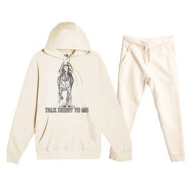 Talk Derby To Me Premium Hooded Sweatsuit Set