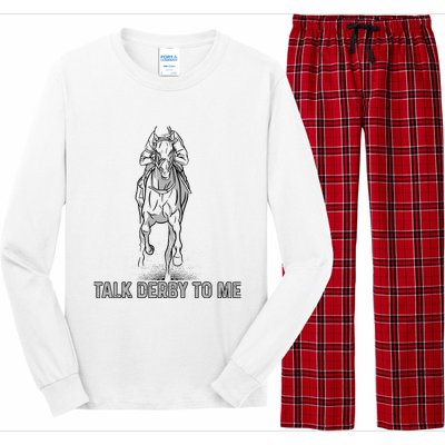 Talk Derby To Me Long Sleeve Pajama Set