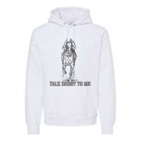 Talk Derby To Me Premium Hoodie