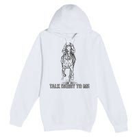 Talk Derby To Me Premium Pullover Hoodie