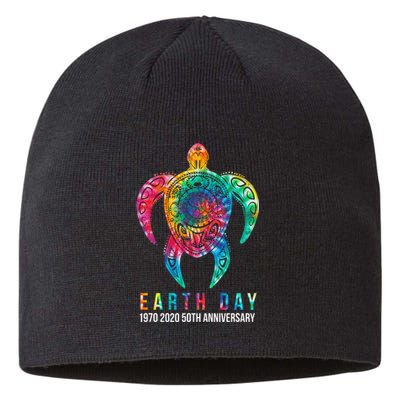 Tie Dye Turtle Lover Earth Day 2024 Costume Environmental Sustainable Beanie