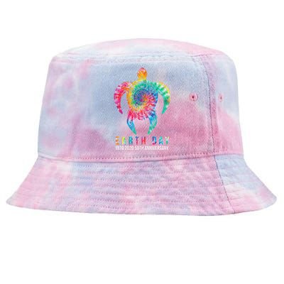 Tie Dye Turtle Lover Earth Day 2024 Costume Environmental Tie-Dyed Bucket Hat