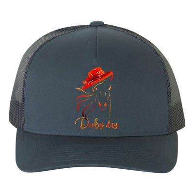 Talk Derby To MeBig Hat Cool Derby Day Horse Lover Yupoong Adult 5-Panel Trucker Hat