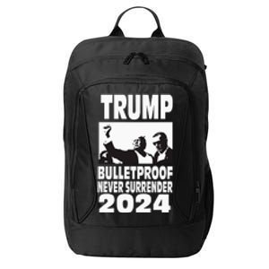 Teflon Don Trump 2024 Bulletproof Never Surrender Legend City Backpack