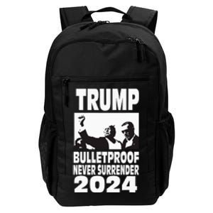 Teflon Don Trump 2024 Bulletproof Never Surrender Legend Daily Commute Backpack