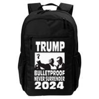 Teflon Don Trump 2024 Bulletproof Never Surrender Legend Daily Commute Backpack