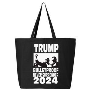 Teflon Don Trump 2024 Bulletproof Never Surrender Legend 25L Jumbo Tote