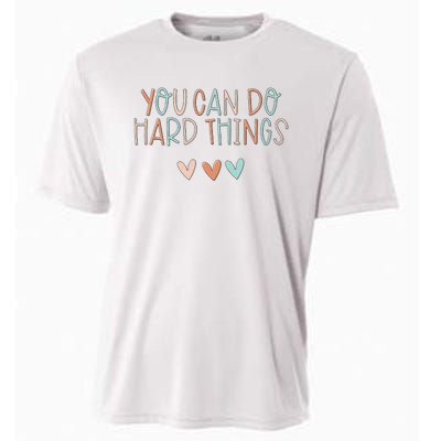 Test Day Teacher You Can Do Hard Things Cooling Performance Crew T-Shirt