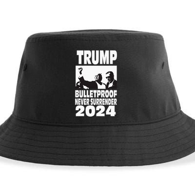 Teflon Don Trump 2024 Bulletproof Never Surrender Legend Sustainable Bucket Hat