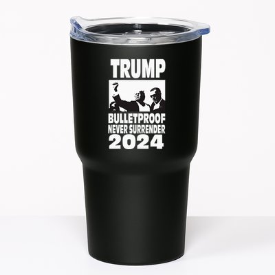 Teflon Don Trump 2024 Bulletproof Never Surrender Legend Tumbler