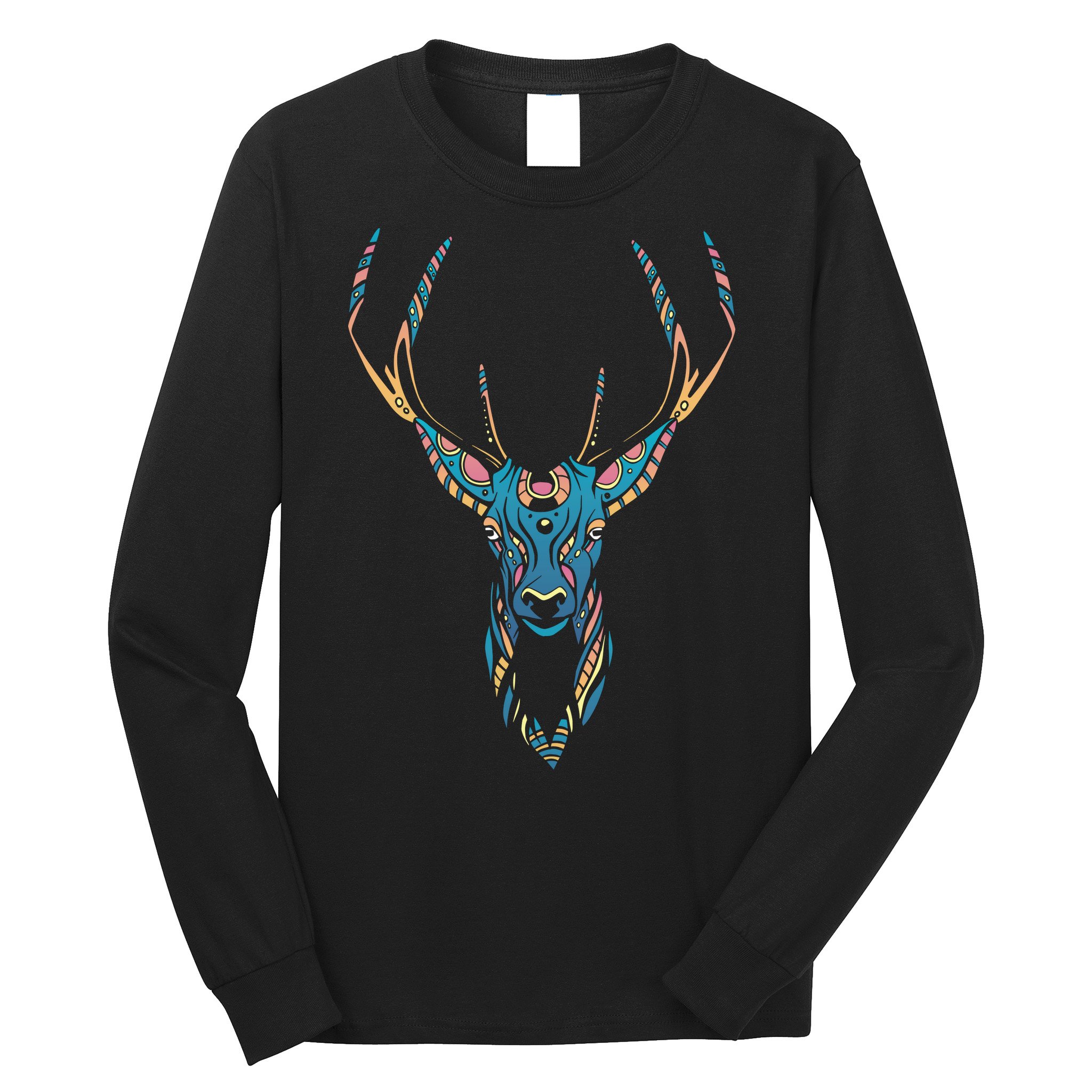 Trippy Deer Long Sleeve Shirt