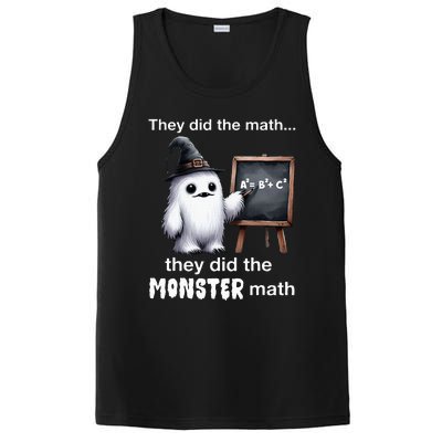 They Did The Monster Math Yeti Funny Halloween Teacher PosiCharge Competitor Tank