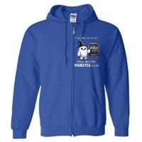 They Did The Monster Math Yeti Funny Halloween Teacher Full Zip Hoodie