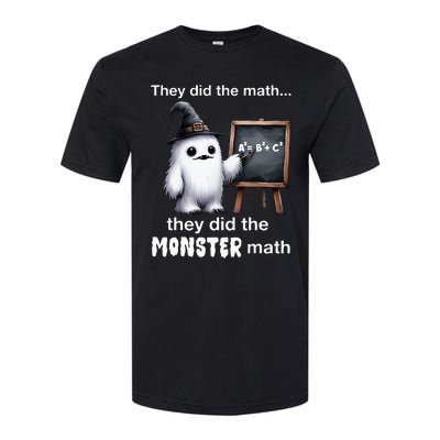 They Did The Monster Math Yeti Funny Halloween Teacher Softstyle CVC T-Shirt