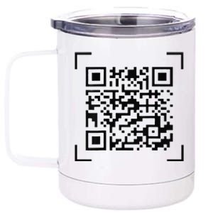 Trump Dance Troll Qr Funny President Trump Dance Code 12 oz Stainless Steel Tumbler Cup