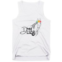 Talk Derby To Me Derby Horse Racing Funny Horse Racing Tank Top