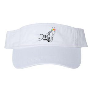 Talk Derby To Me Derby Horse Racing Funny Horse Racing Valucap Bio-Washed Visor