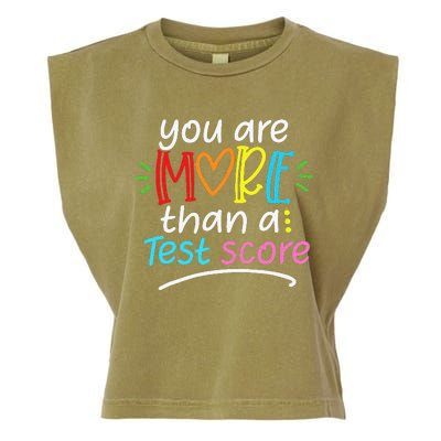 Test Day Teacher You Are More Than a Test Score Garment-Dyed Women's Muscle Tee