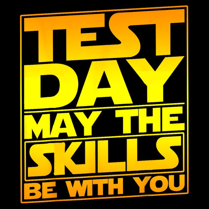 Testing Day Test Day May The Skills Be With You T.e.a.c.h.e.r Baby Bodysuit