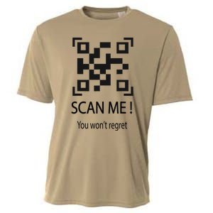 Trump Dancing Troll Scan Qr Funny President Trump Dance Code Cooling Performance Crew T-Shirt