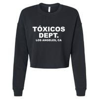 Toxicos Dept Cropped Pullover Crew