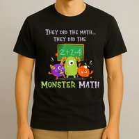 They Did The Math They Did The Monster Math T-Shirt