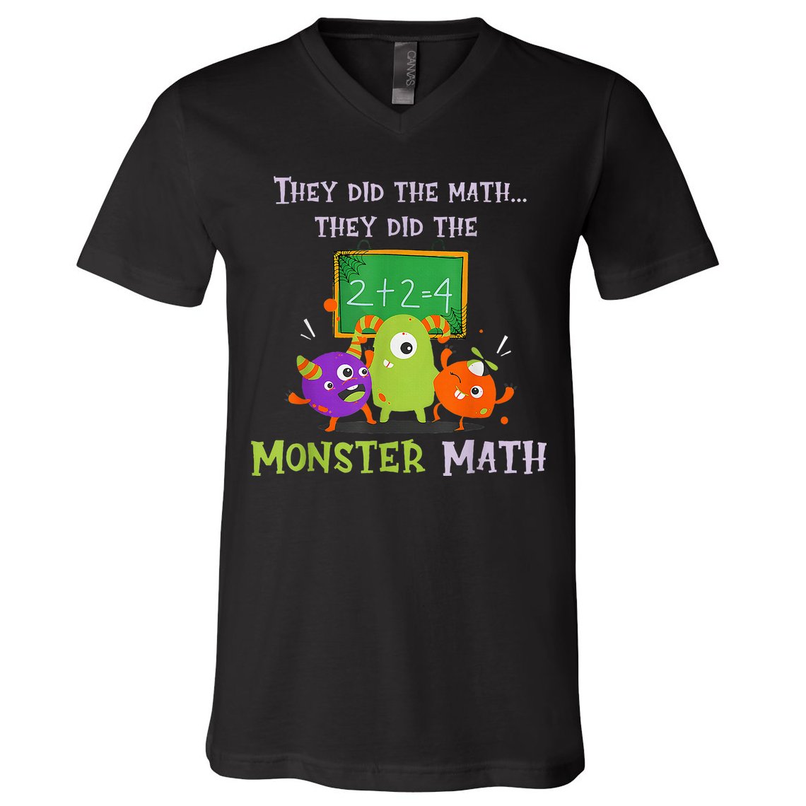 They Did The Math They Did The Monster Math V-Neck T-Shirt