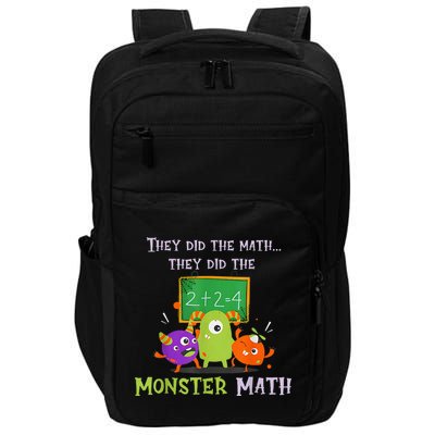They Did The Math They Did The Monster Math Impact Tech Backpack