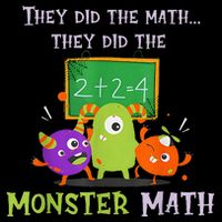 They Did The Math They Did The Monster Math 16 in Basic Backpack