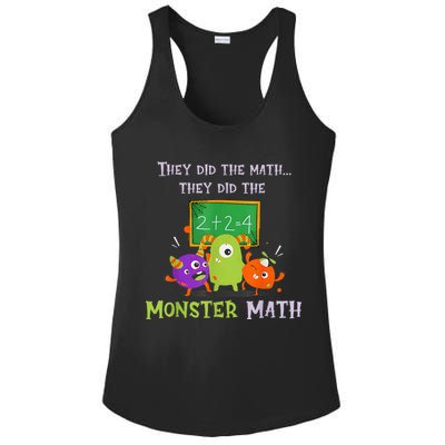They Did The Math They Did The Monster Math Ladies PosiCharge Competitor Racerback Tank