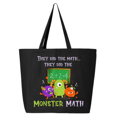 They Did The Math They Did The Monster Math 25L Jumbo Tote