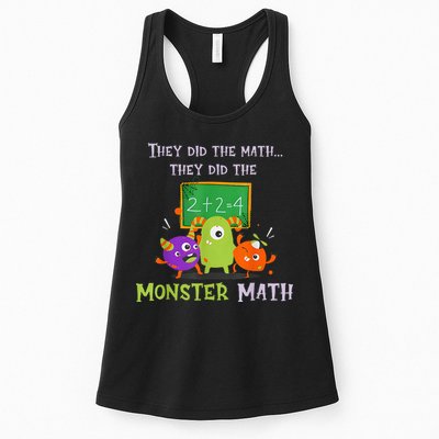 They Did The Math They Did The Monster Math Womens Tank Top