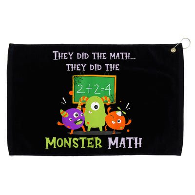 They Did The Math They Did The Monster Math Grommeted Golf Towel